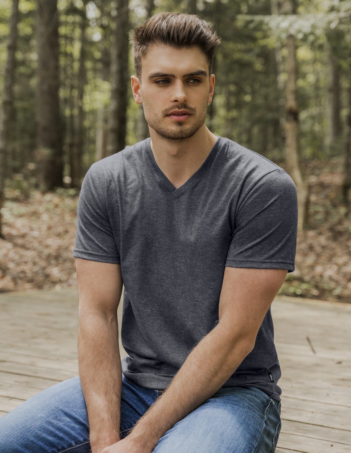 The unisex V-neck t-shirt