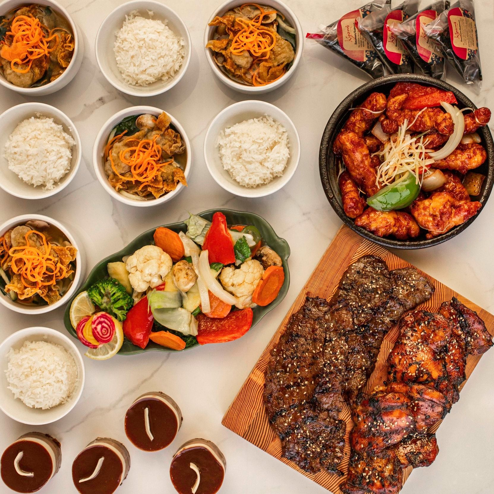 3-course menu to share for 2 people - Kyomi Lasalle Restaurant