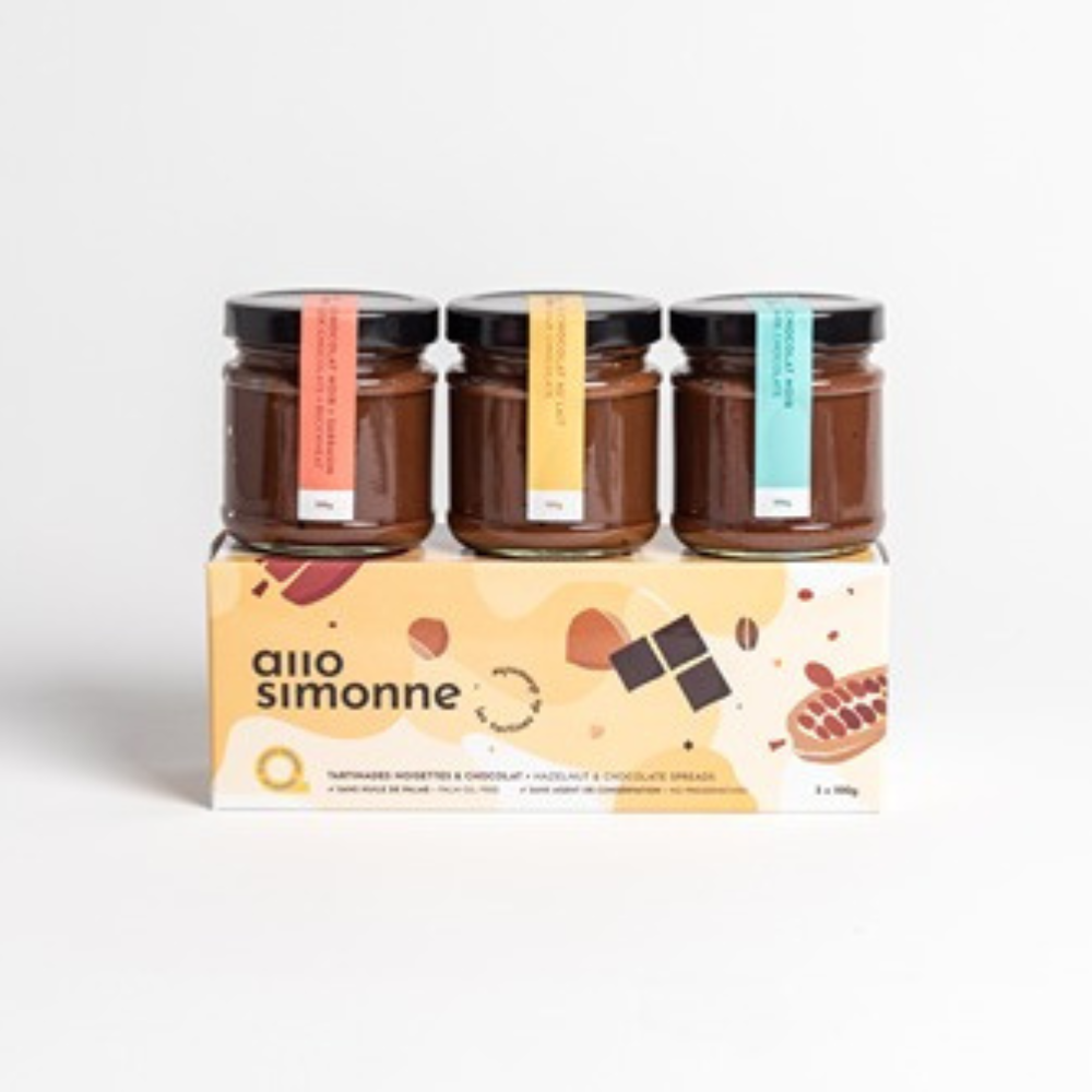 Chocolate spreads and bites for 1 to 2 people - Allo Simonne