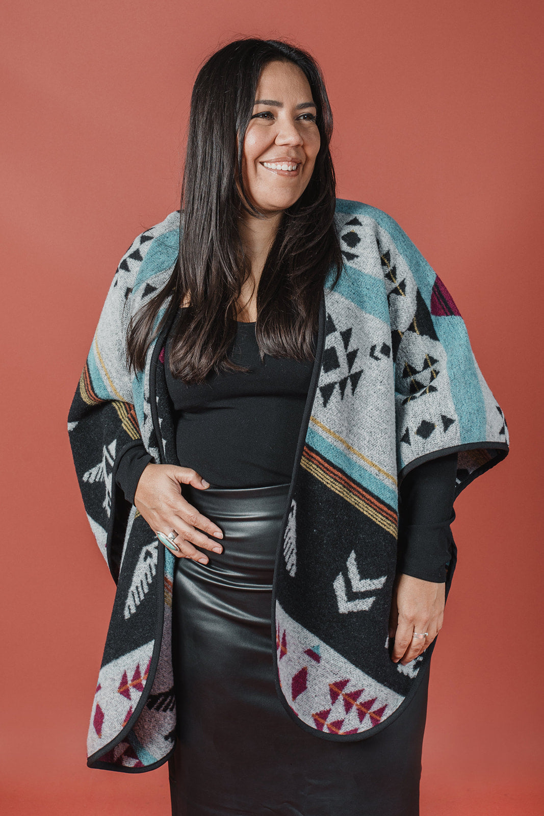 Châle écoresponsable Éclair