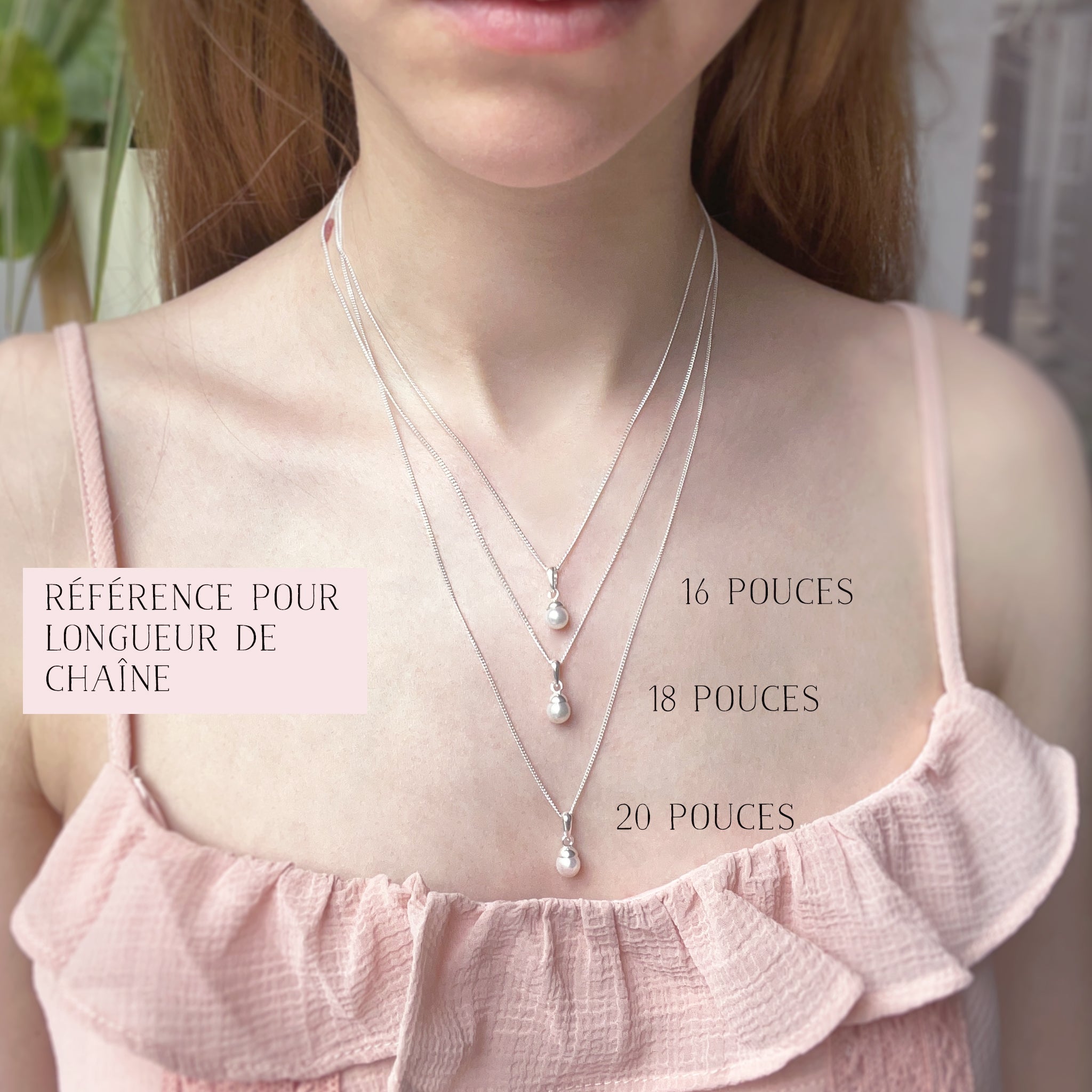 Collier étoile de nacre, version rose