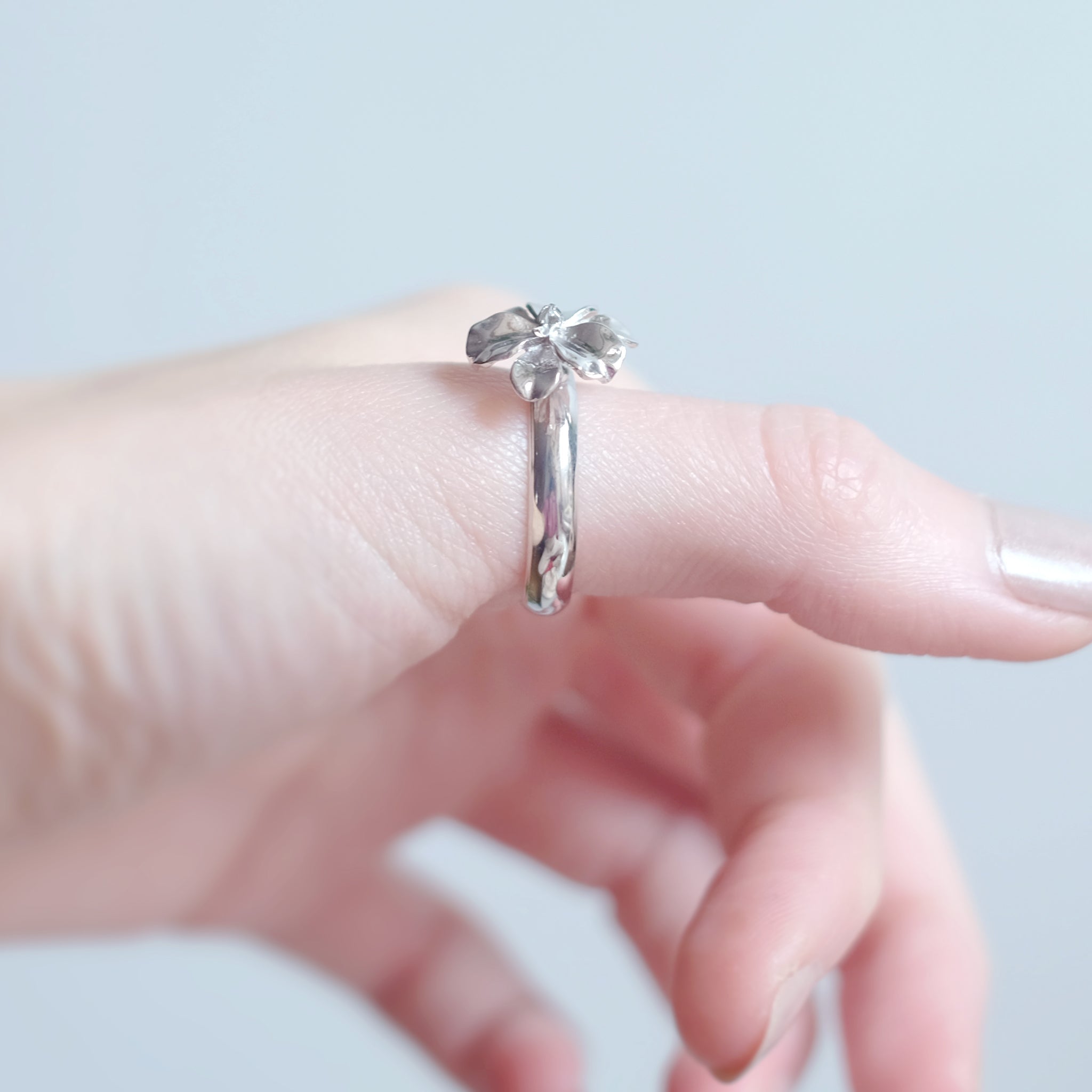 Iris - bague en argent sterling