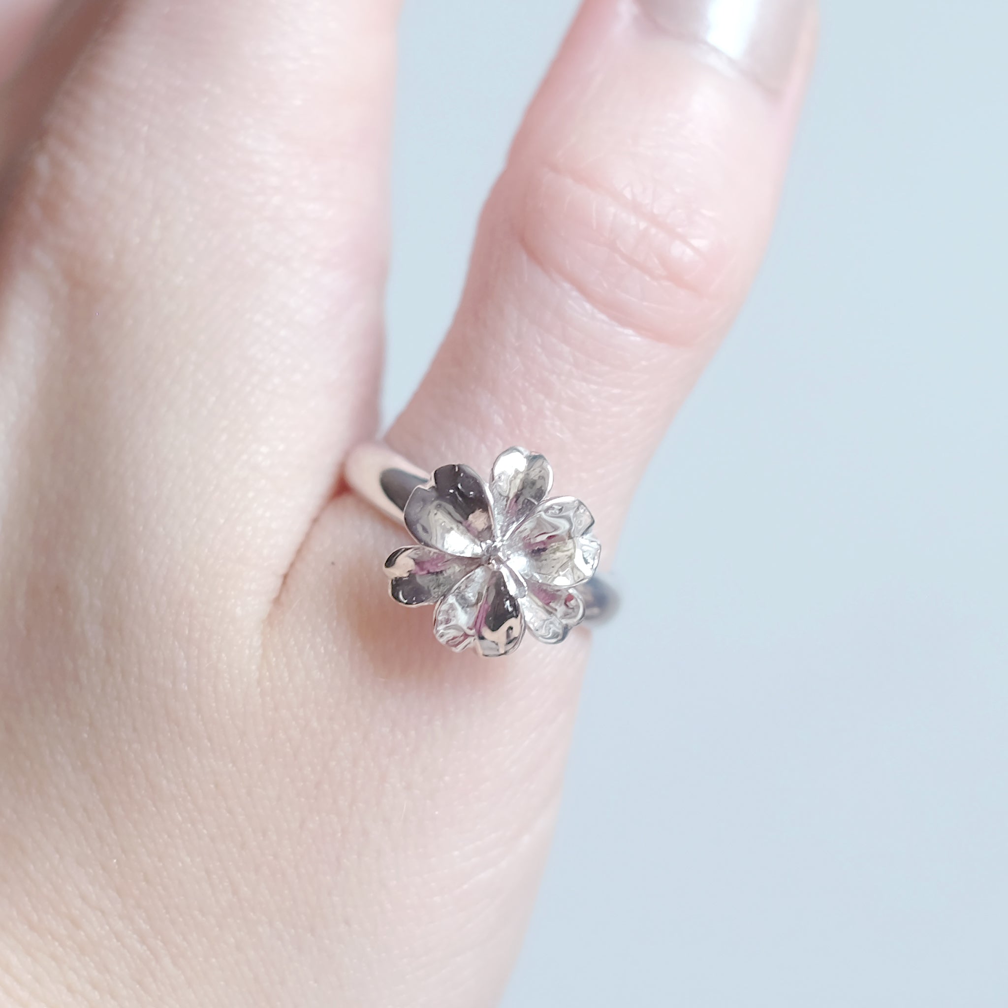 Iris - bague en argent sterling