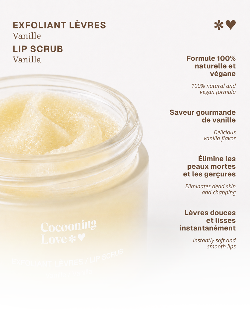 Exfoliant pour les lèvres - Vanille