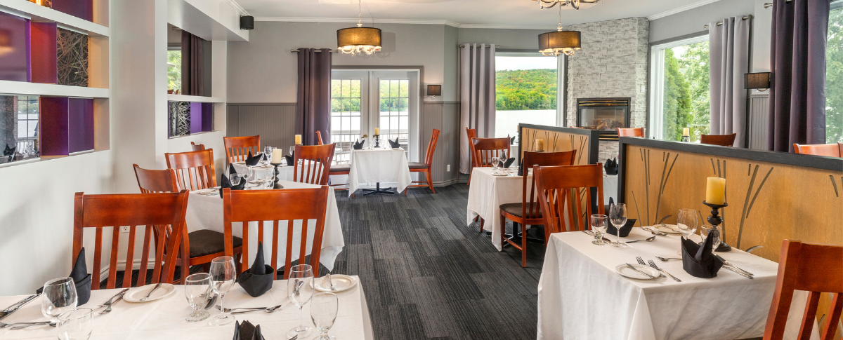 5-course dinner and activity for 2 people - Manoir du Lac William