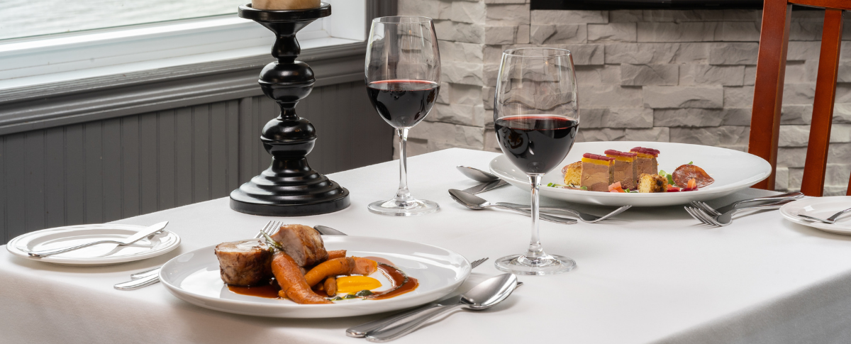 5-course dinner and activity for 2 people - Manoir du Lac William