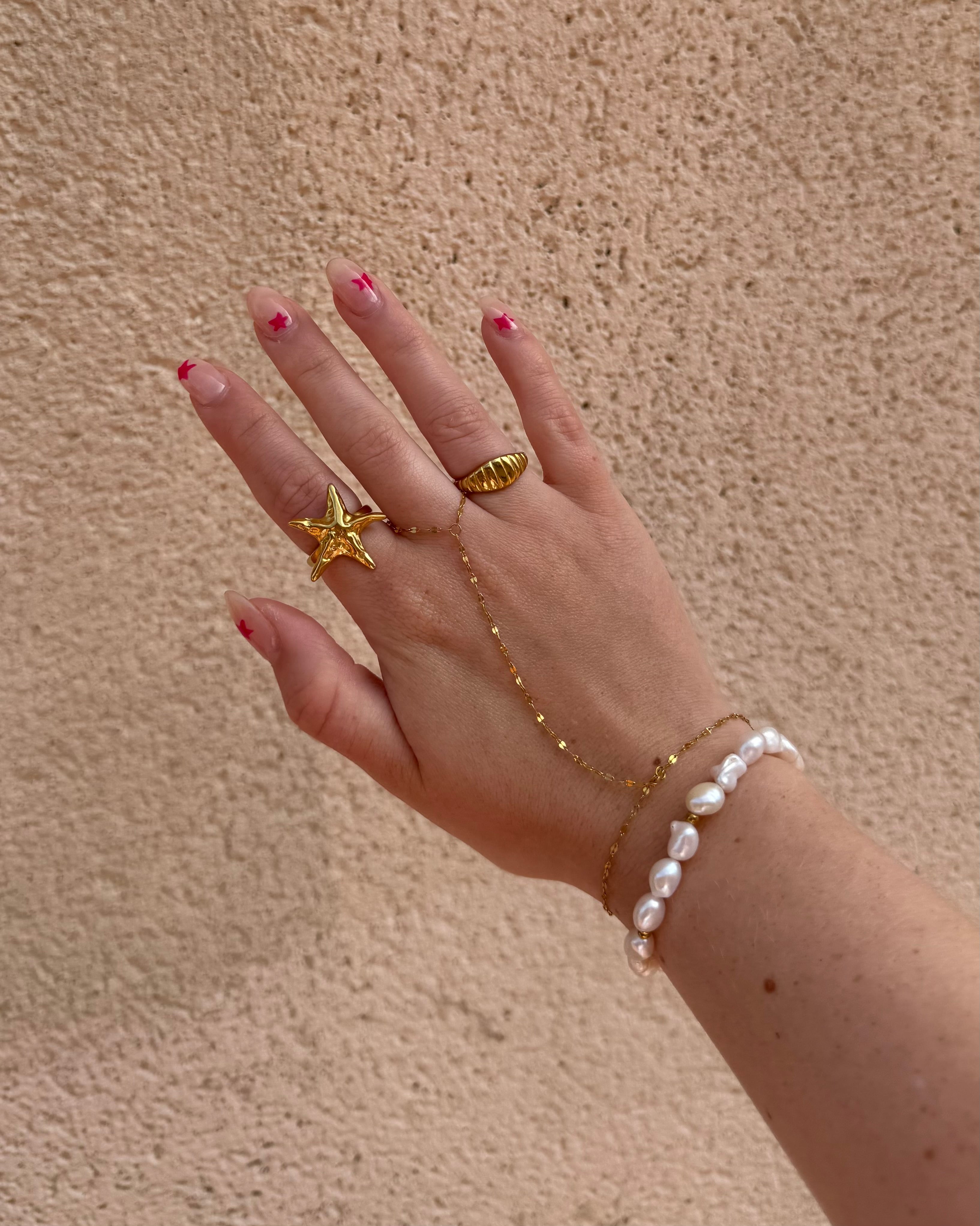 Bracelet soleil perles d'eau douce - Textures