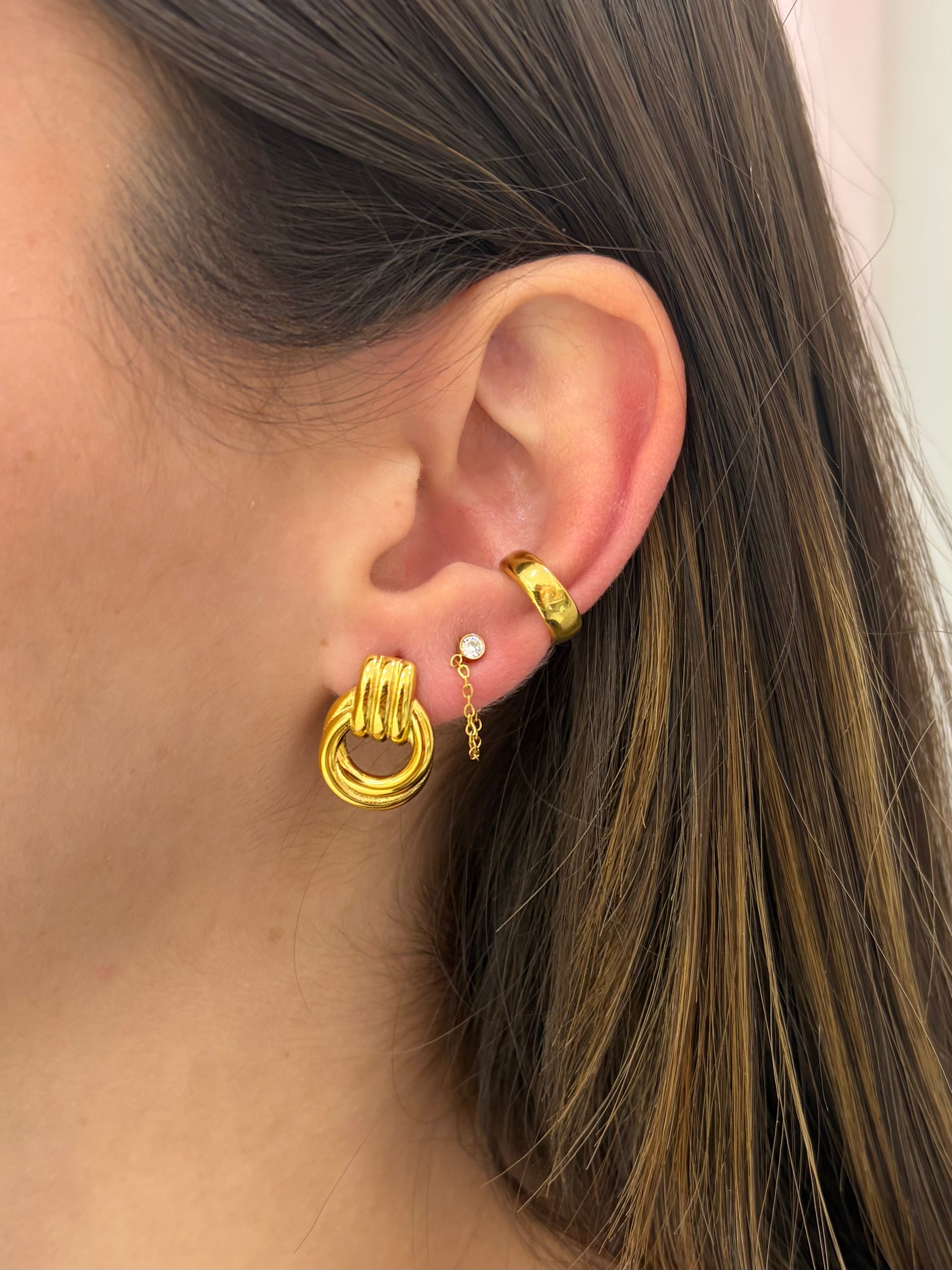 Boucles d'oreilles chain studs