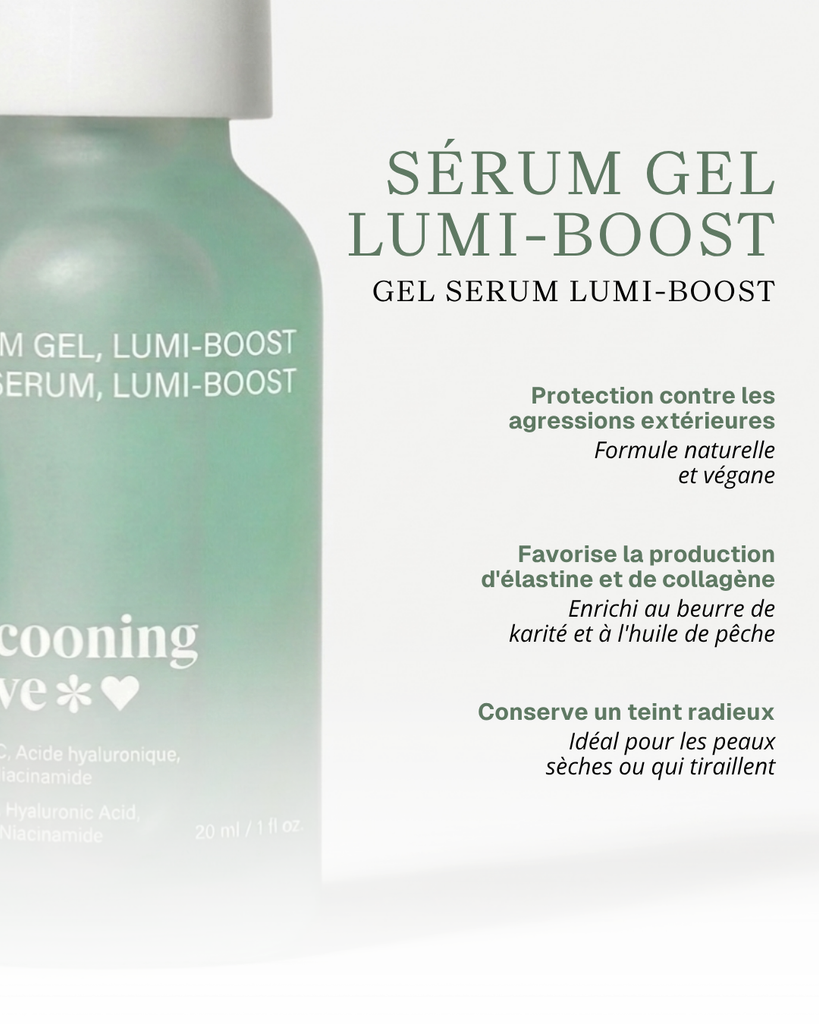 Sérum Gel Lumi Boost - Vitamine C + Acide Hyaluronique
