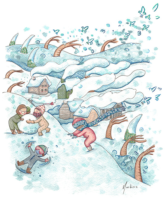 Carte de souhaits - Hivernation