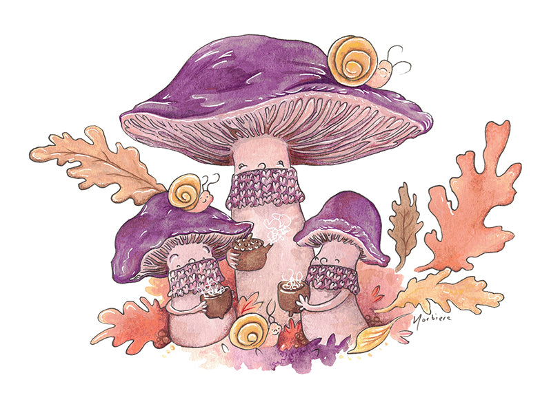 Carte de souhaits - Fungi Fumet