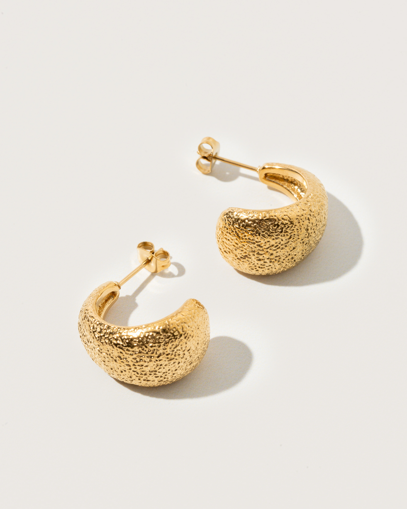 Boucles d'oreilles Chunky Textured - Textures