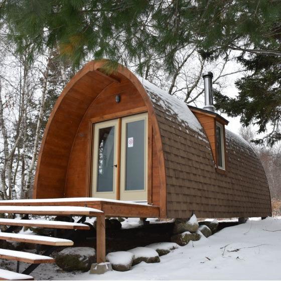 Overnight stay in a Family Pod for 4 people - Au Diable Vert