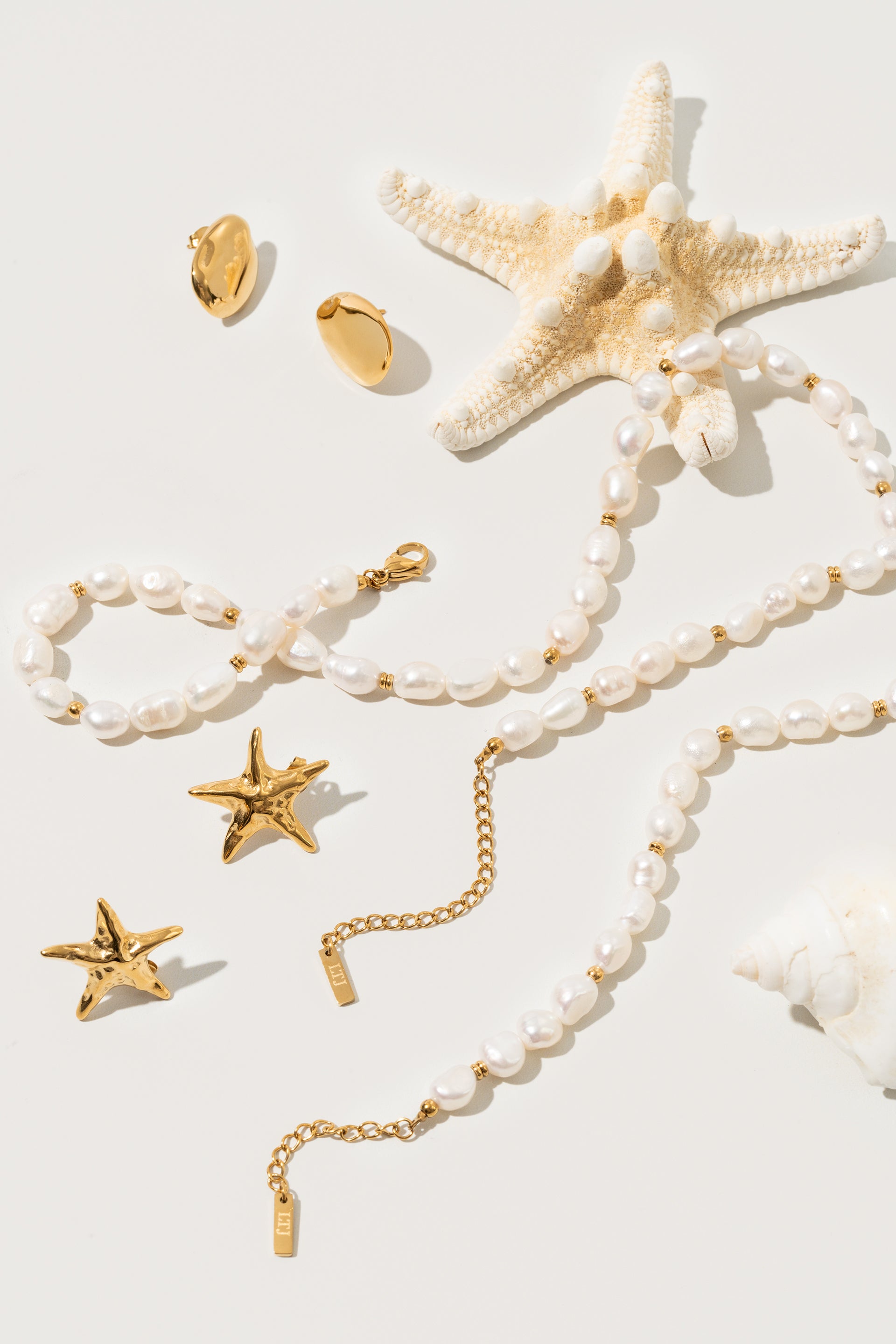 Boucles d'oreilles starfish - Textures