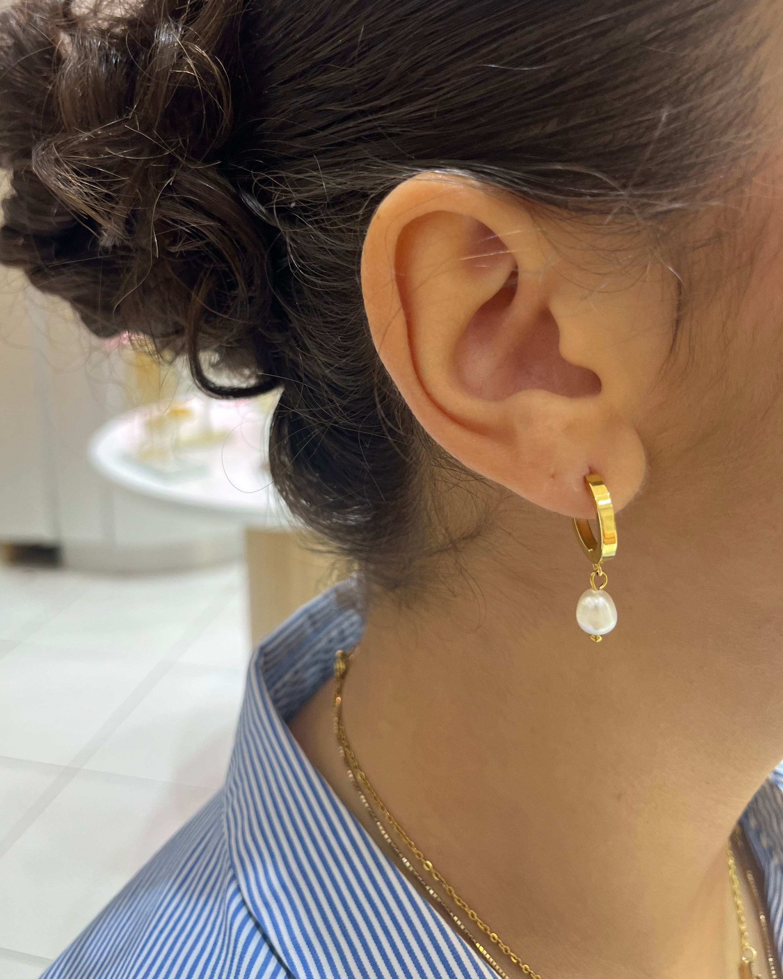 Boucles d'oreilles perles