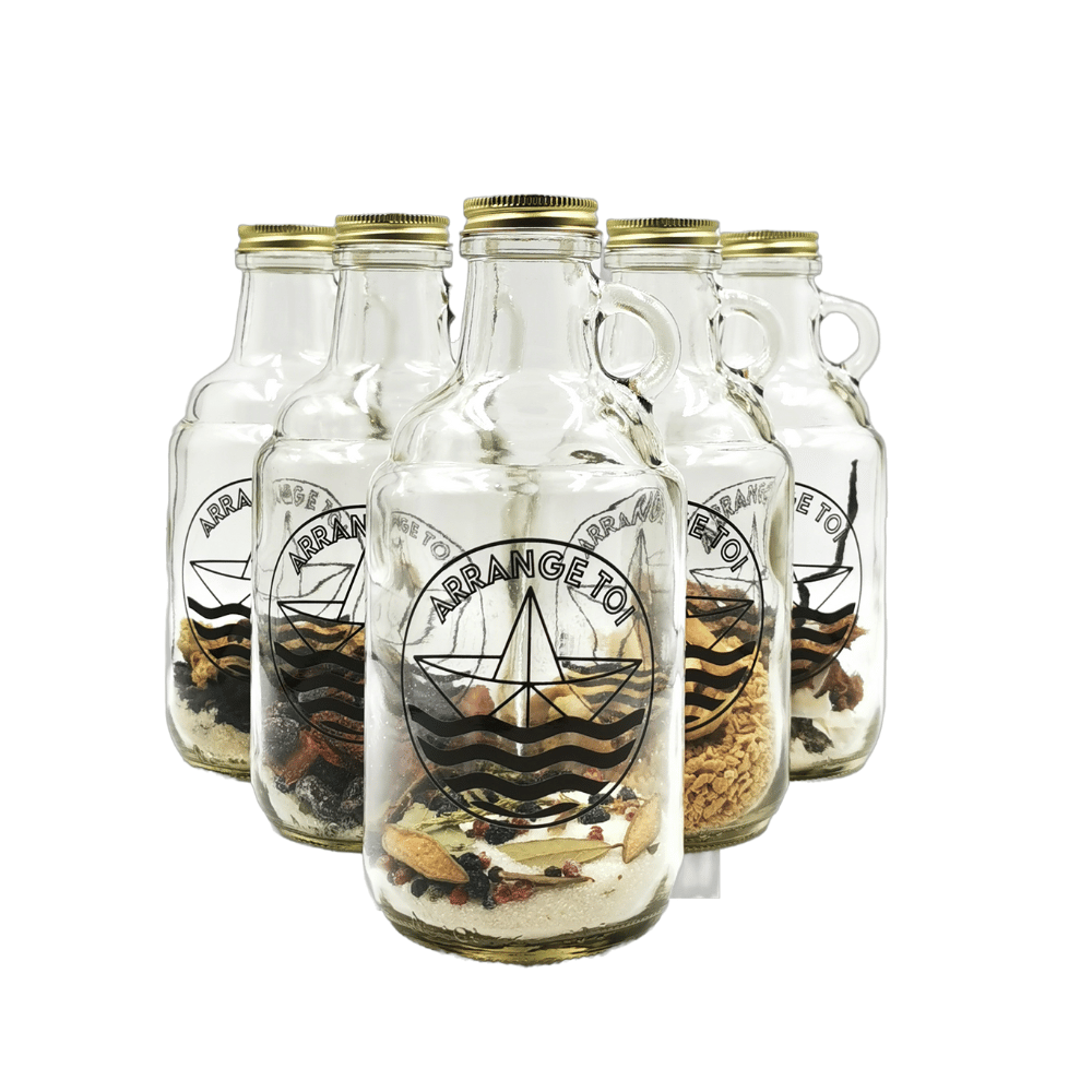 Two bottles of arranged rum - ARRANGE TOI