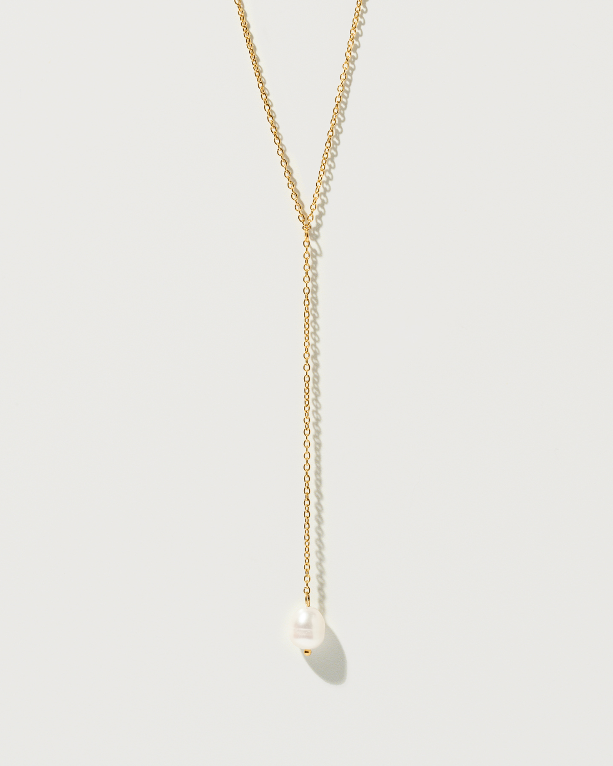 Collier Lariat perle - Frosted Petals