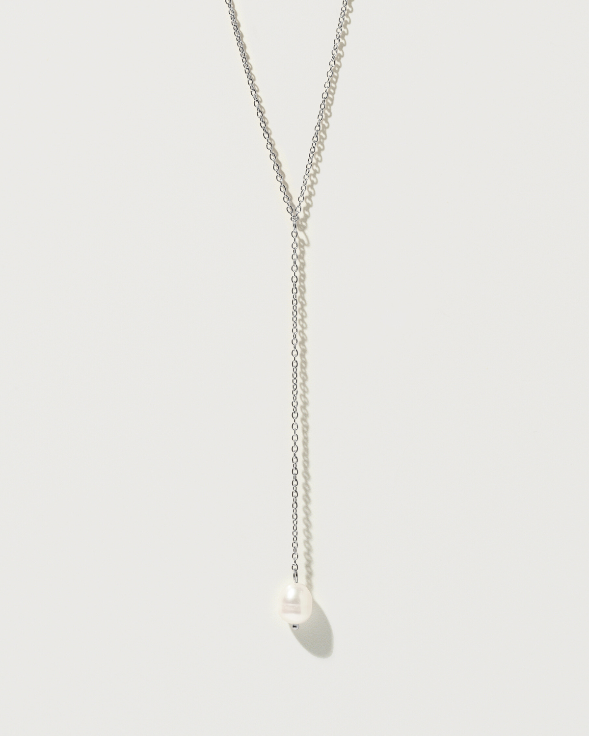 Collier Lariat perle - Frosted Petals
