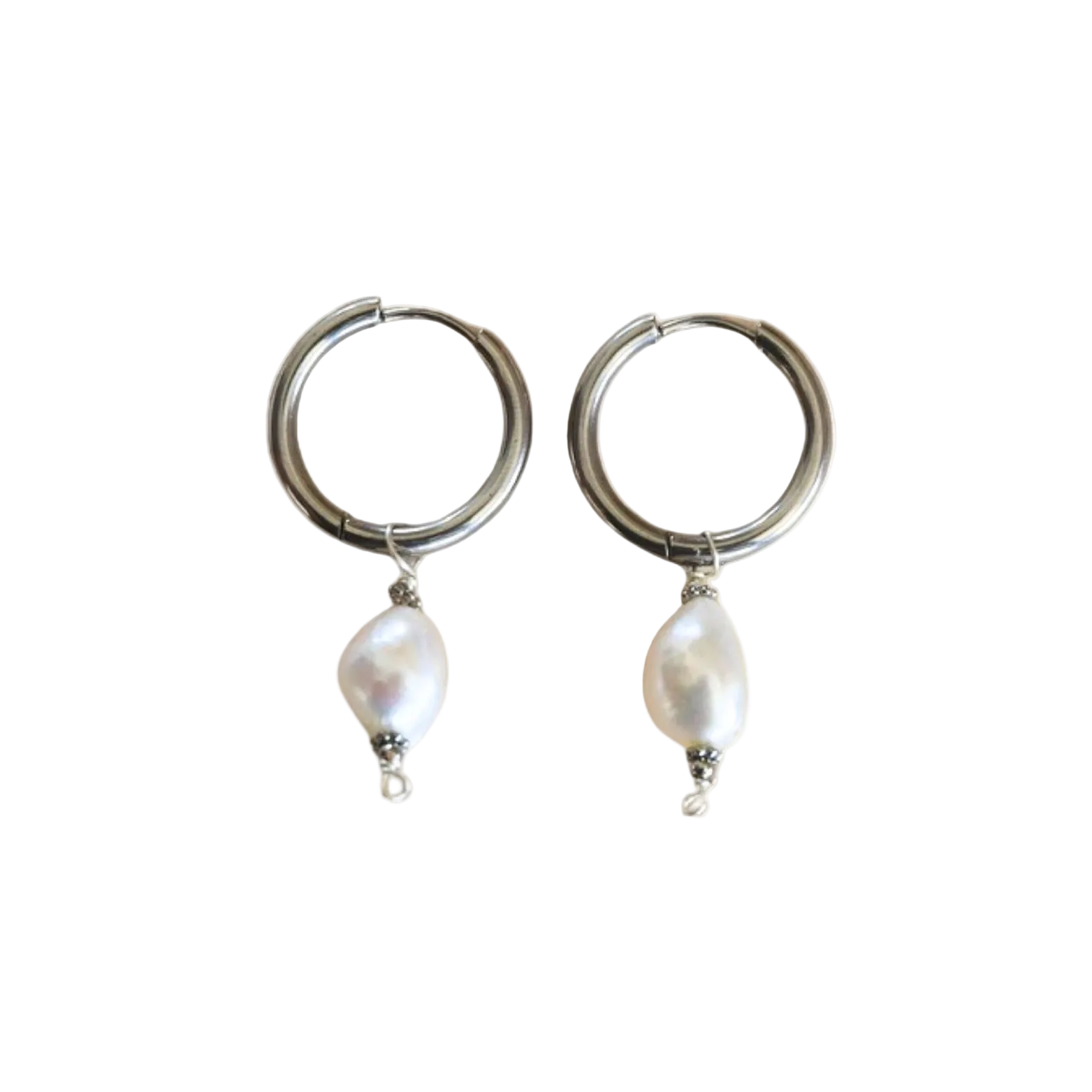 Boucles d'oreilles - Floating Pearl