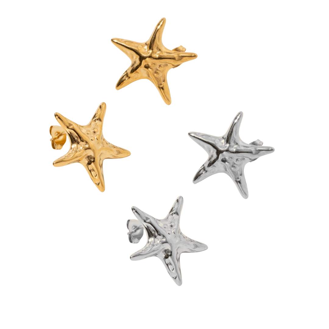 Boucles d'oreilles starfish - Textures