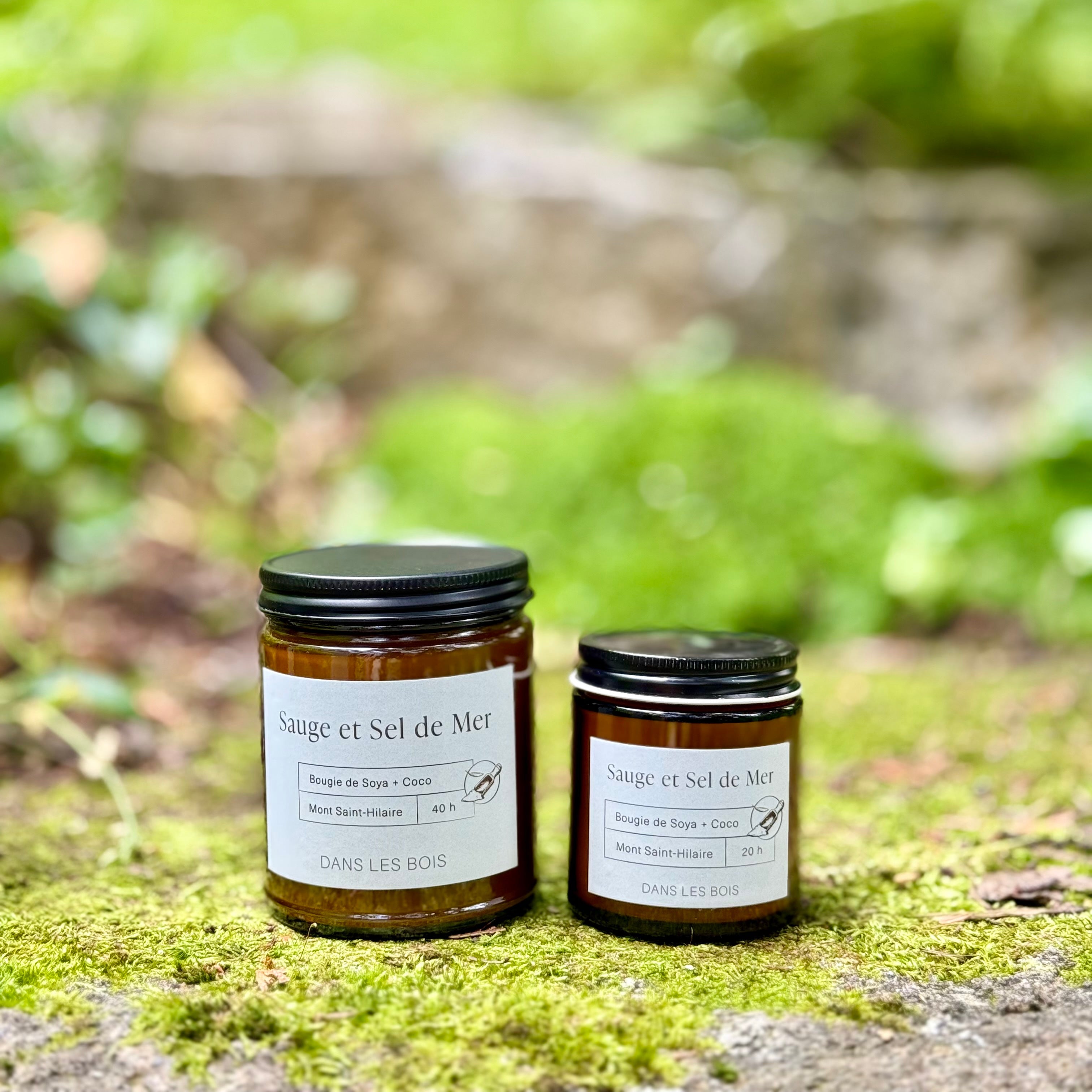 Bougie - Sauge & Sel Marin