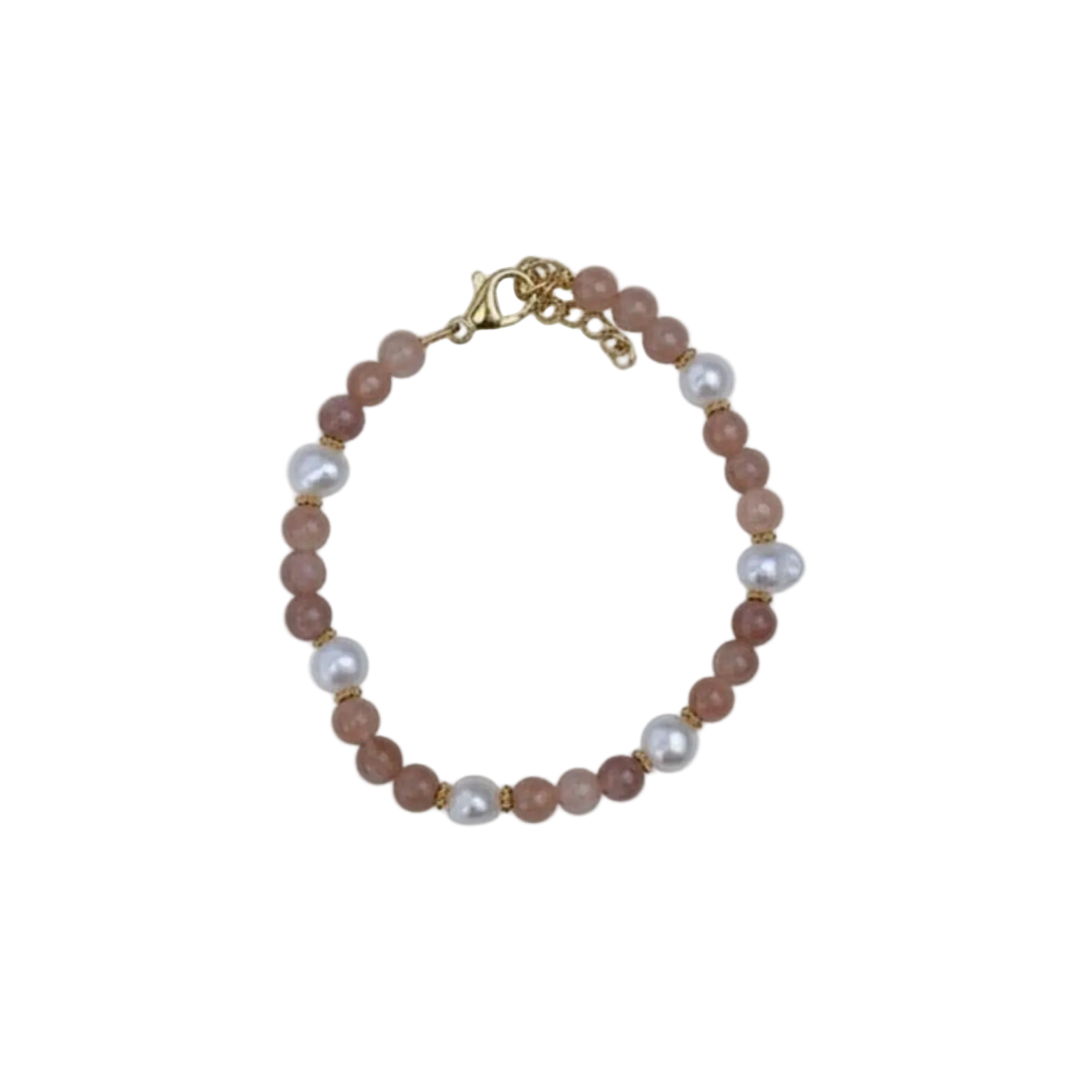 Beaded bracelet - Golden dusk