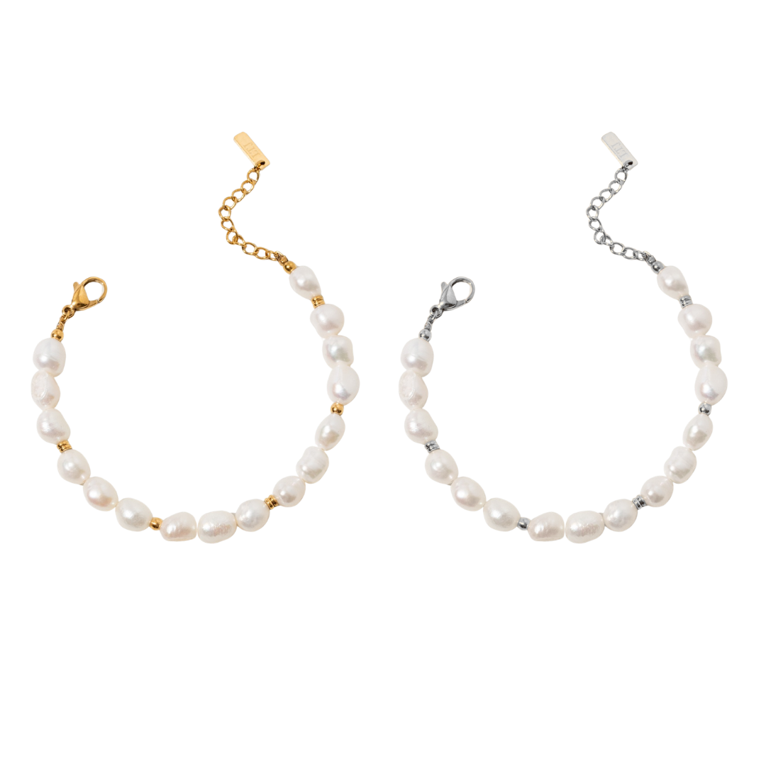 Bracelet soleil perles d'eau douce - Textures