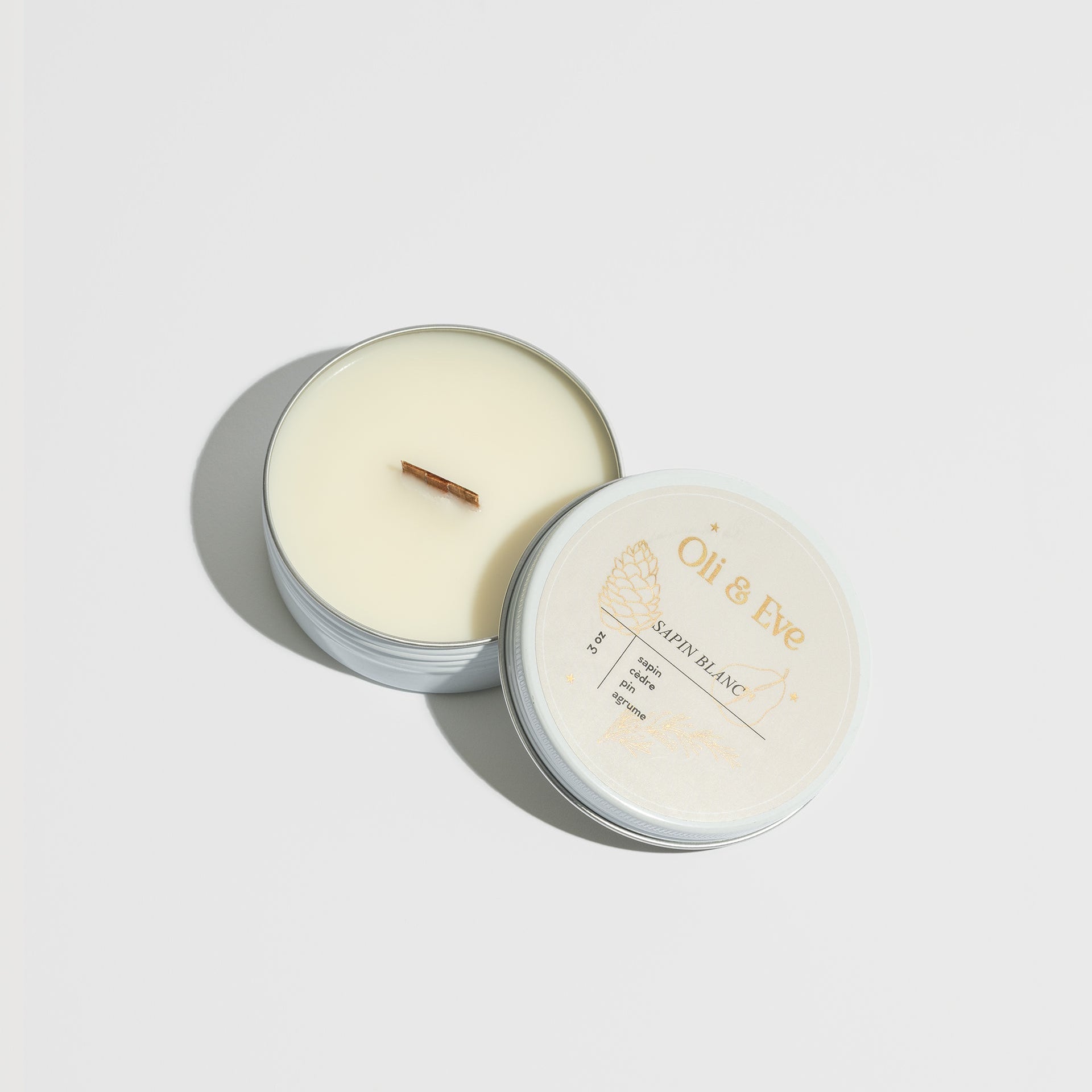 Bougie Sapin Blanc - Oli & Eve