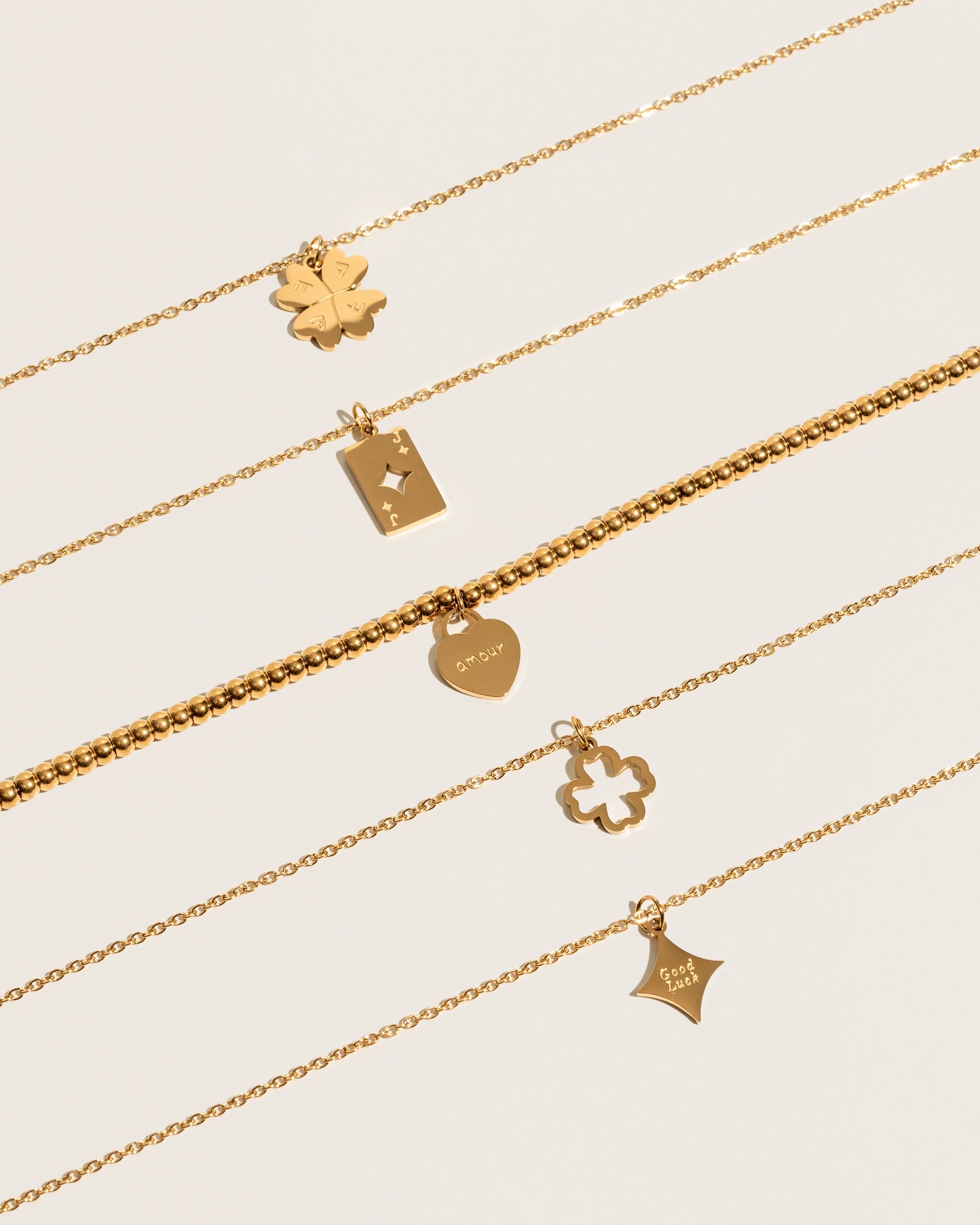 Collier Trèfle - Amour