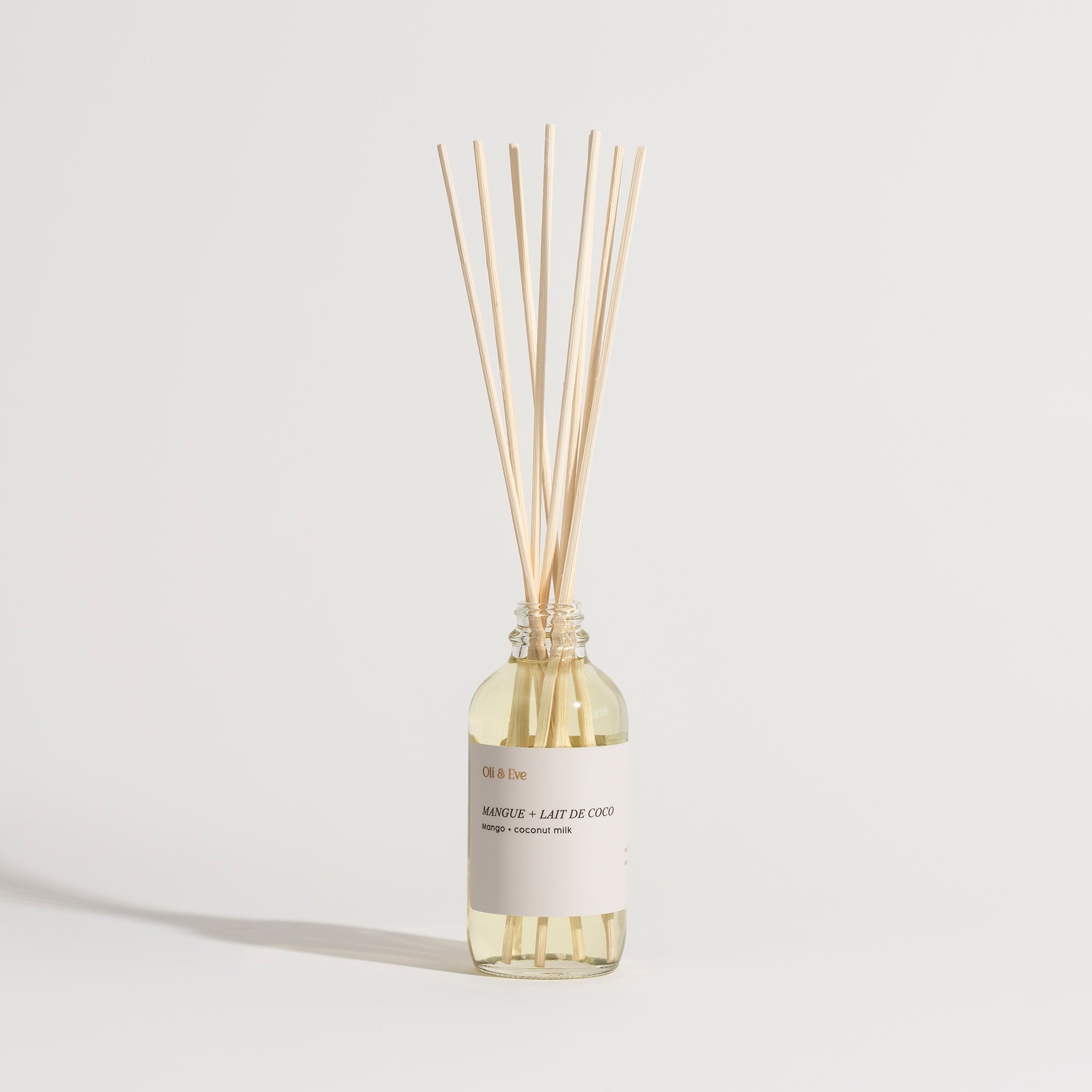 Diffuseur à roseaux Mangue et lait de coco - Oli & Eve