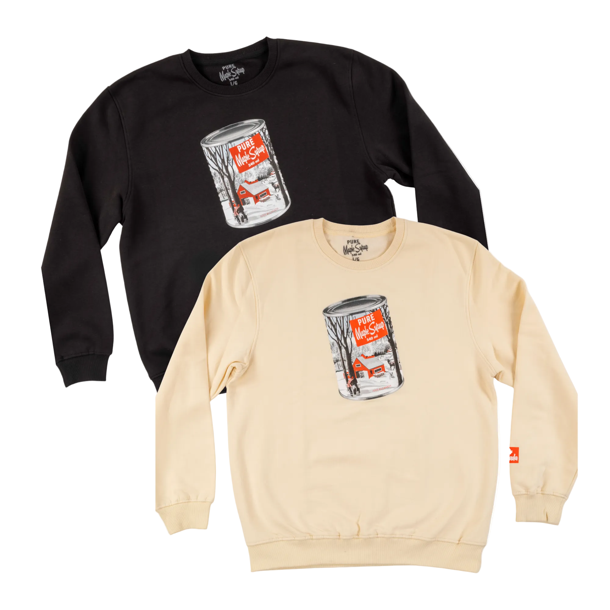 Chandail à Col Rond Inspiré de l’érable