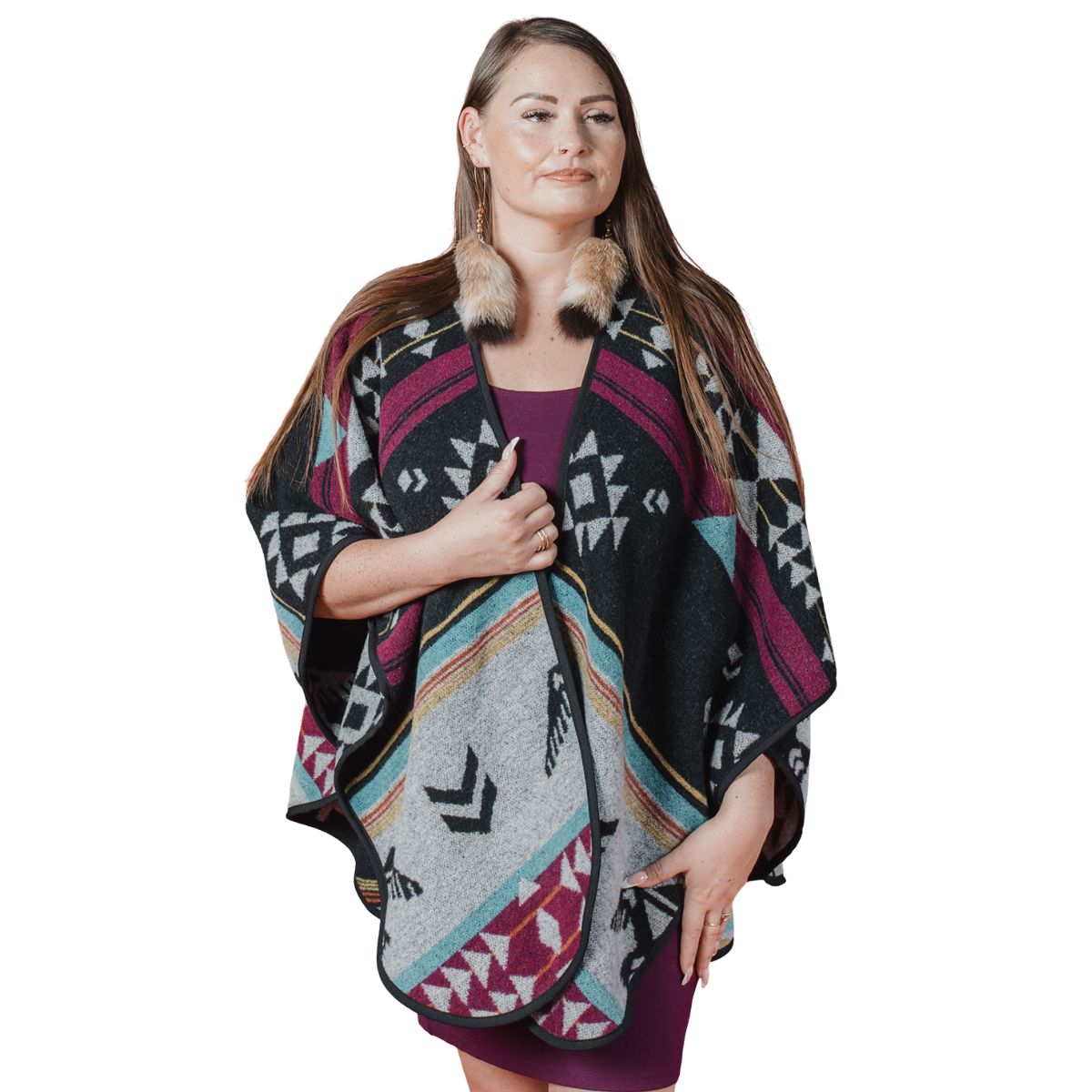 Châle écoresponsable Éclair