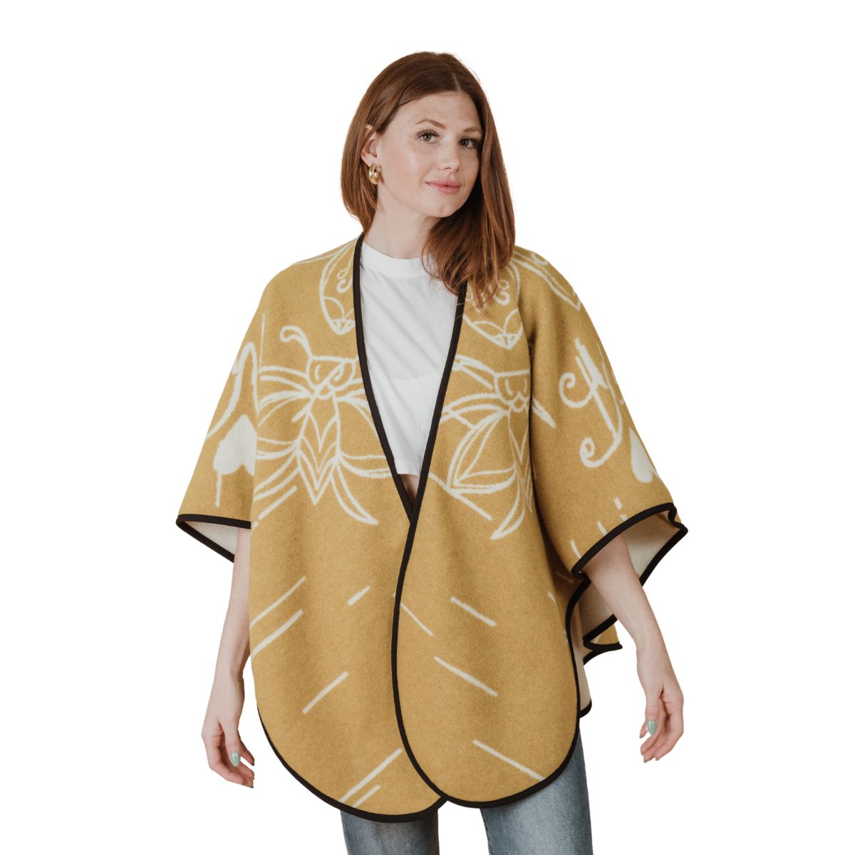 Châle écoresponsable Miel