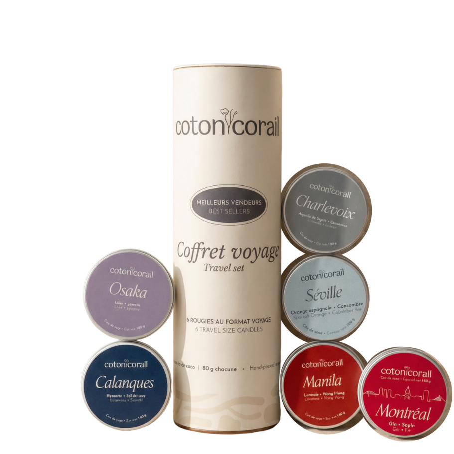 Box of 6 scented candles – Best Seller Edition