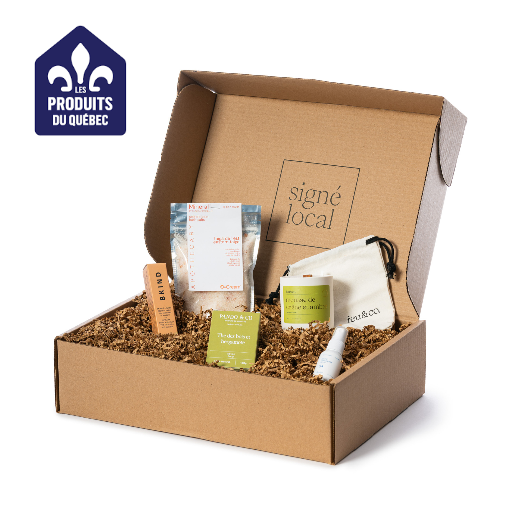 Coffret Bien-être du Québec – Signé Local x Les Produits du Québec