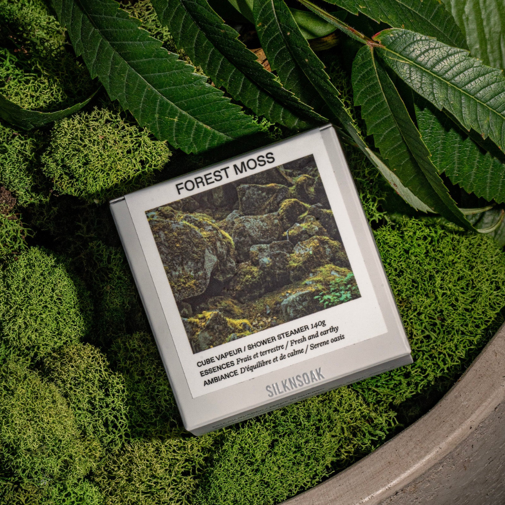 Cube vapeur pour la douche - Forest Moss