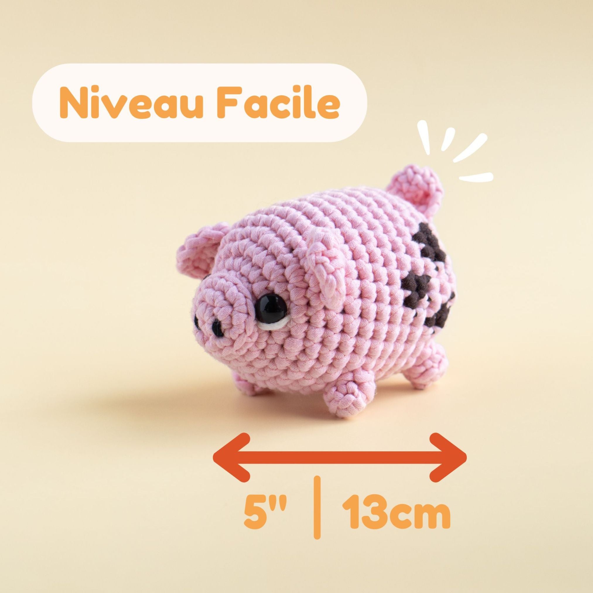 Kit de crochet – Le p’tit cochon