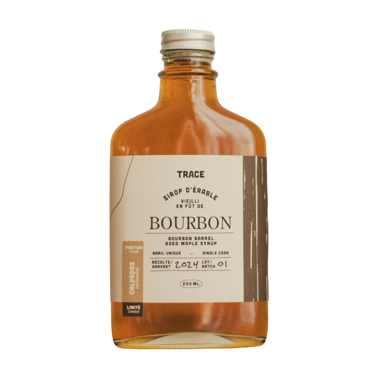 Sirop d'érable vieilli en fût de Bourbon (Finish Calados - Édition limitée)
