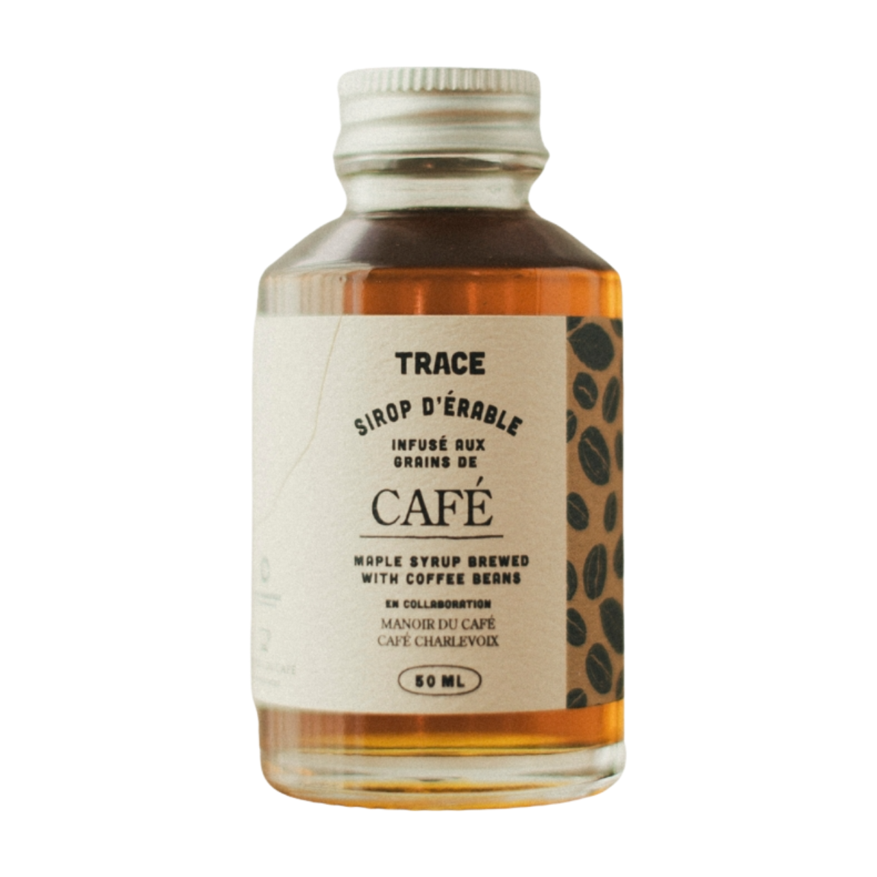 Sirop d'érable infusé aux grains de café