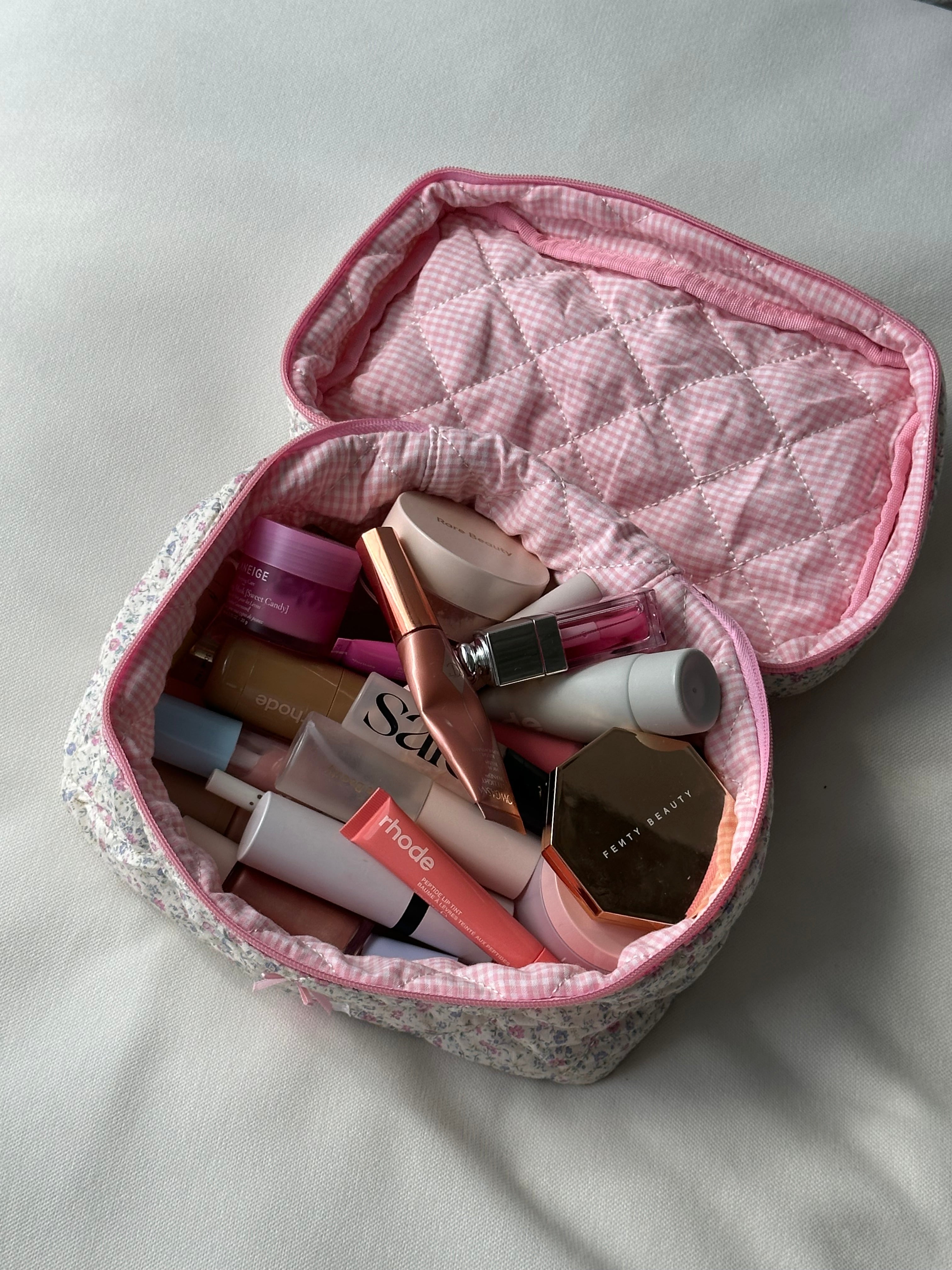 Sac maquillage floral - Chérie