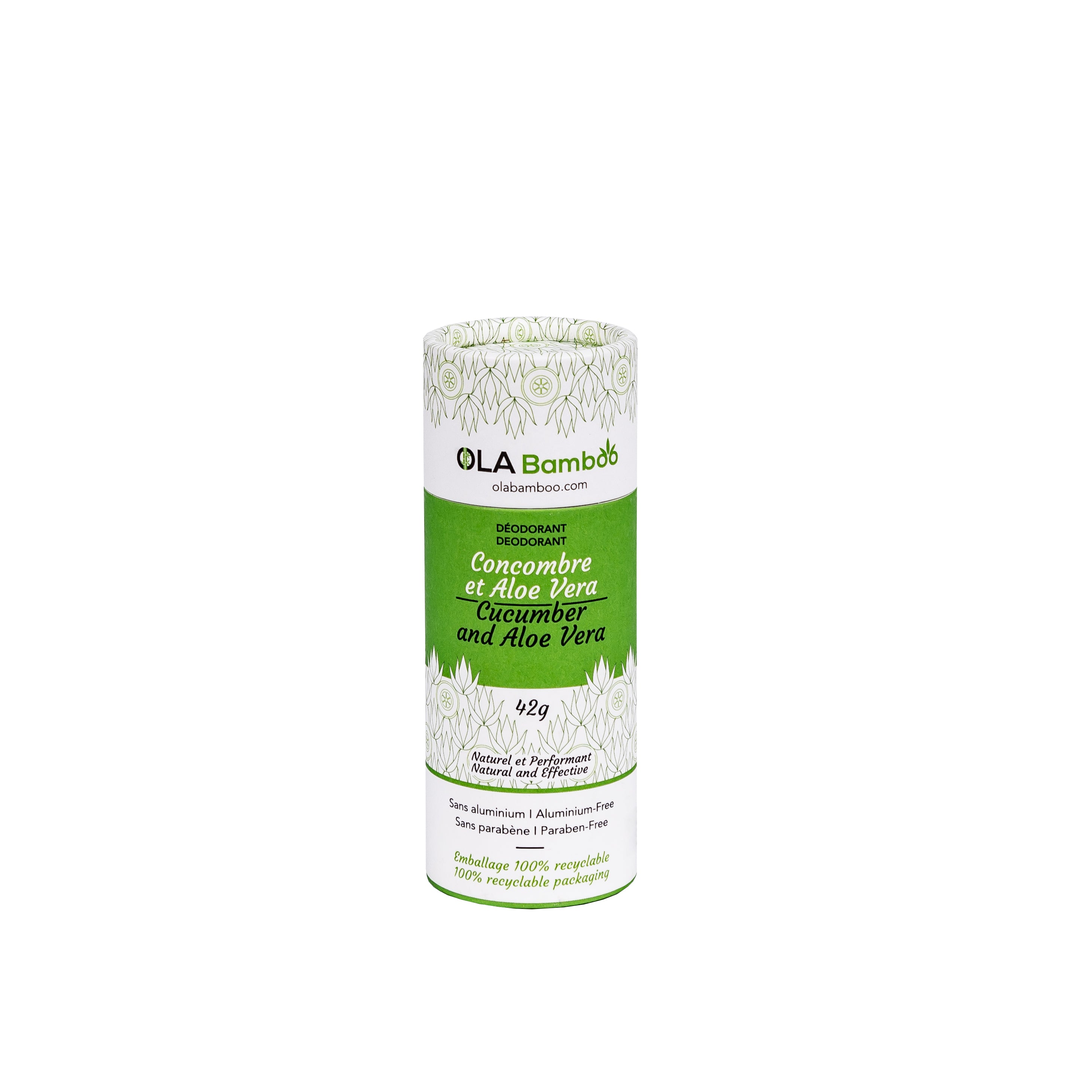 Natural Deodorant - Cucumber/Aloe