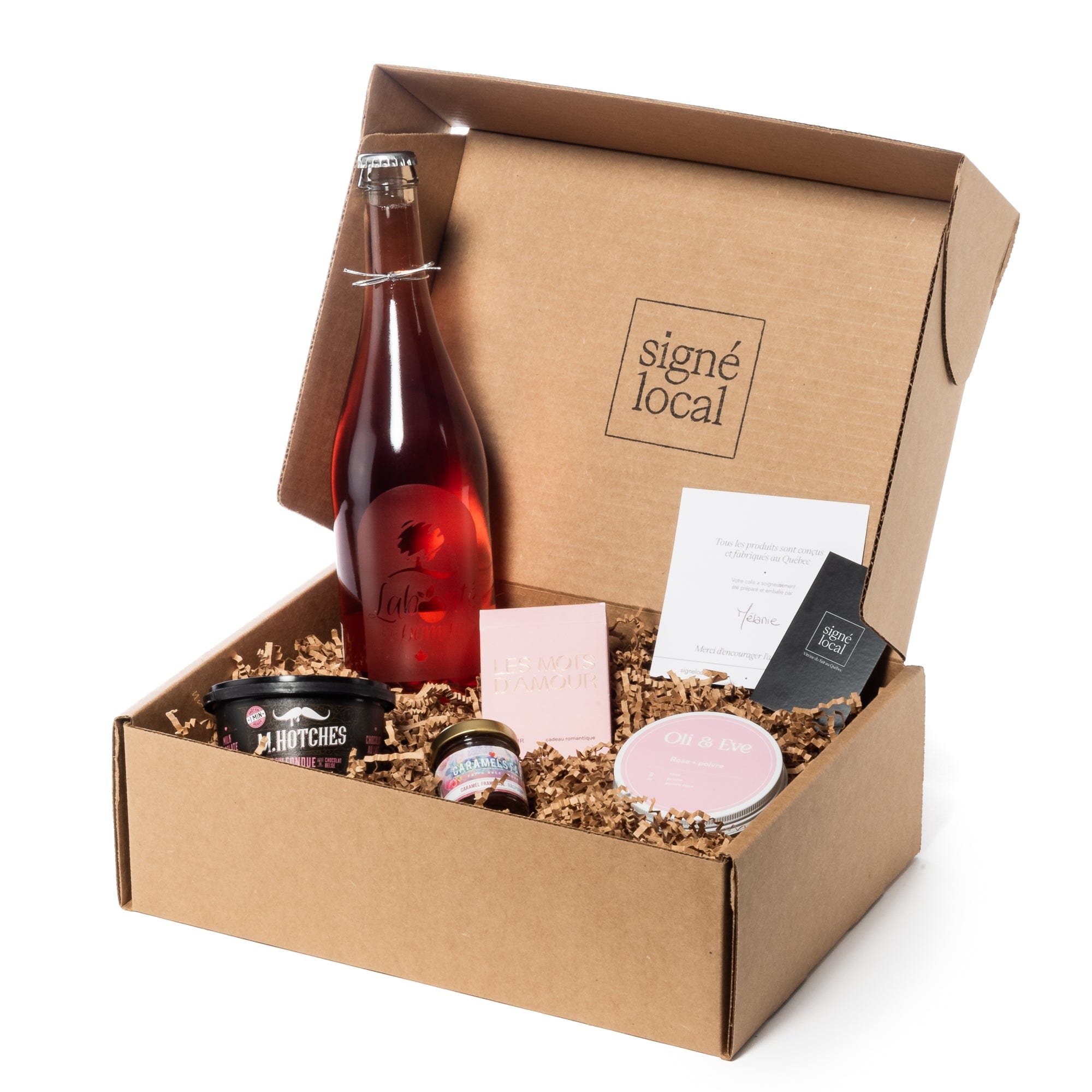 Ensemble cadeau soirée romantique
