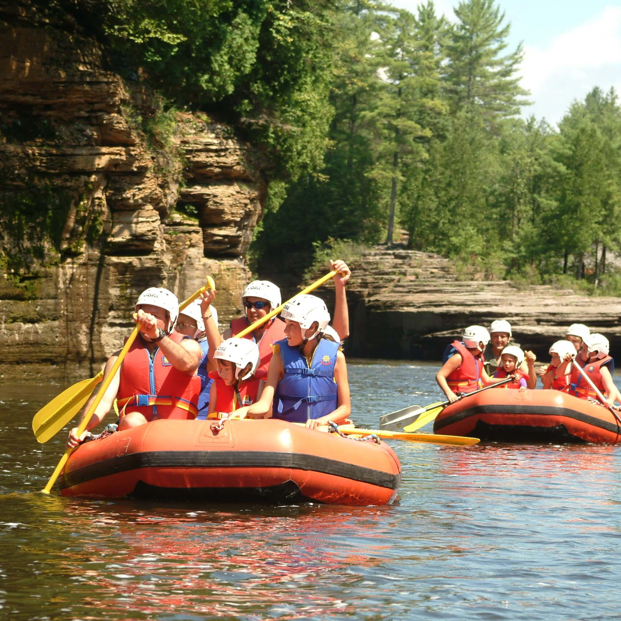 Rafting familial pour 5 personnes - Les excursions de l'Ouest