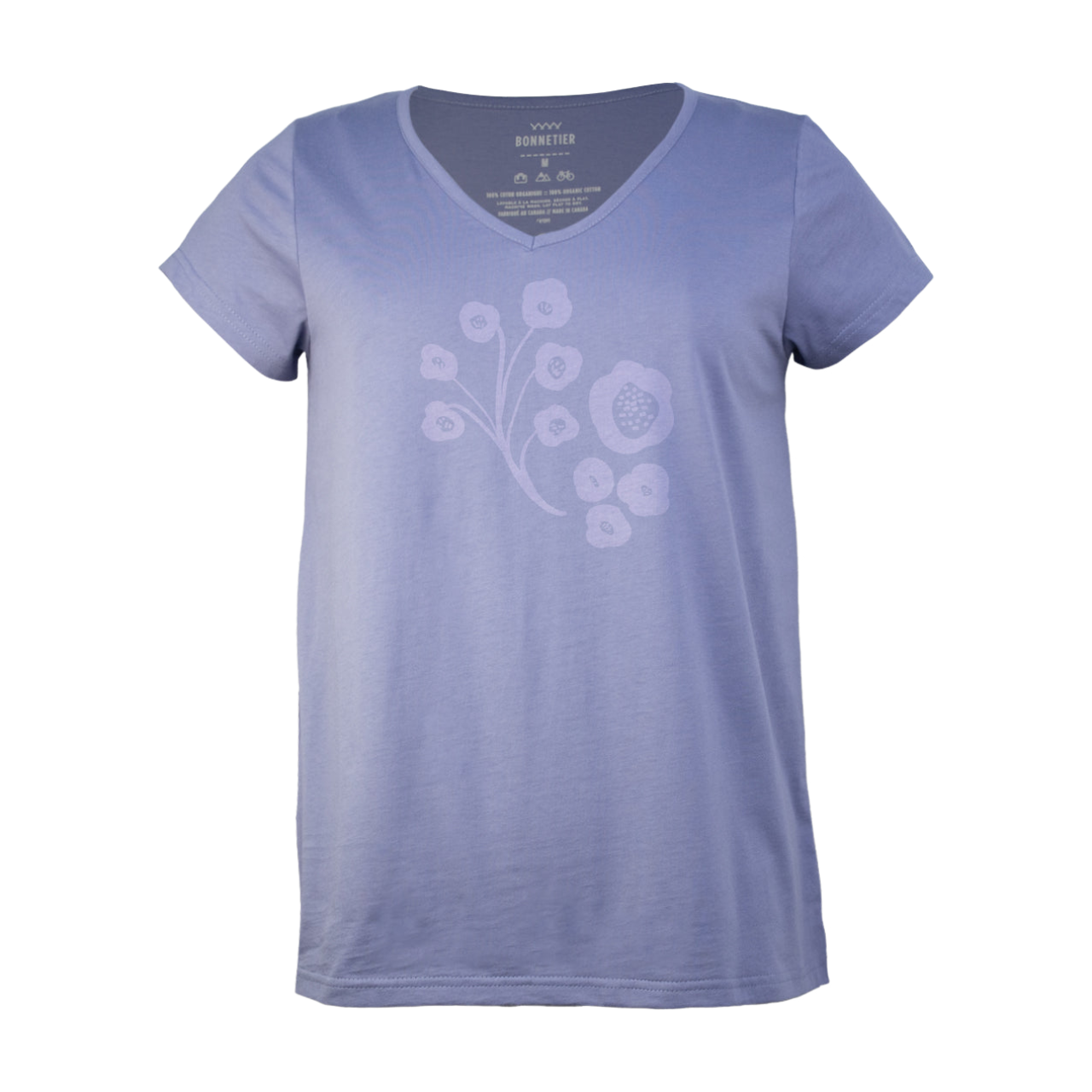 T-Shirt Femme couleur Lavande - Coquelicot