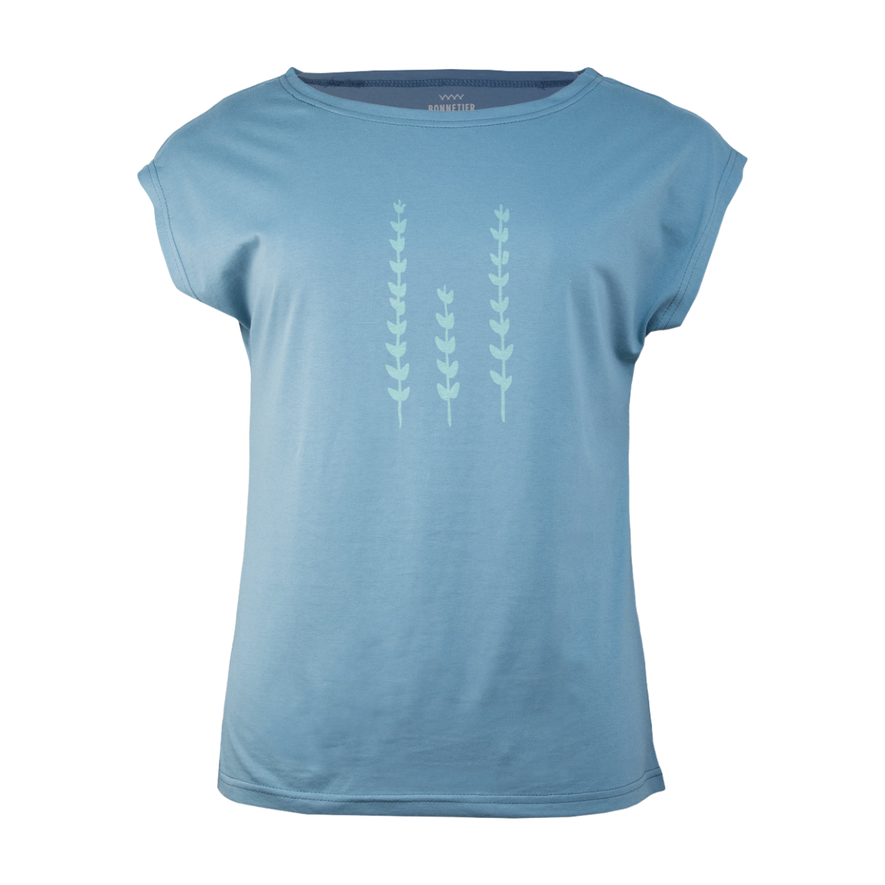 T-Shirt Femme turquoise - Herbe