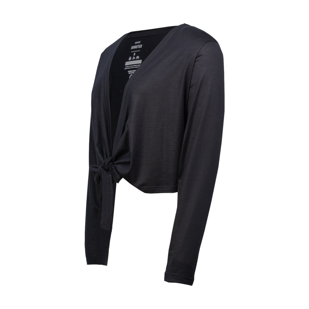 Par-Dessus à Manches Longues Mérino Stretchwool™ Femme Noir