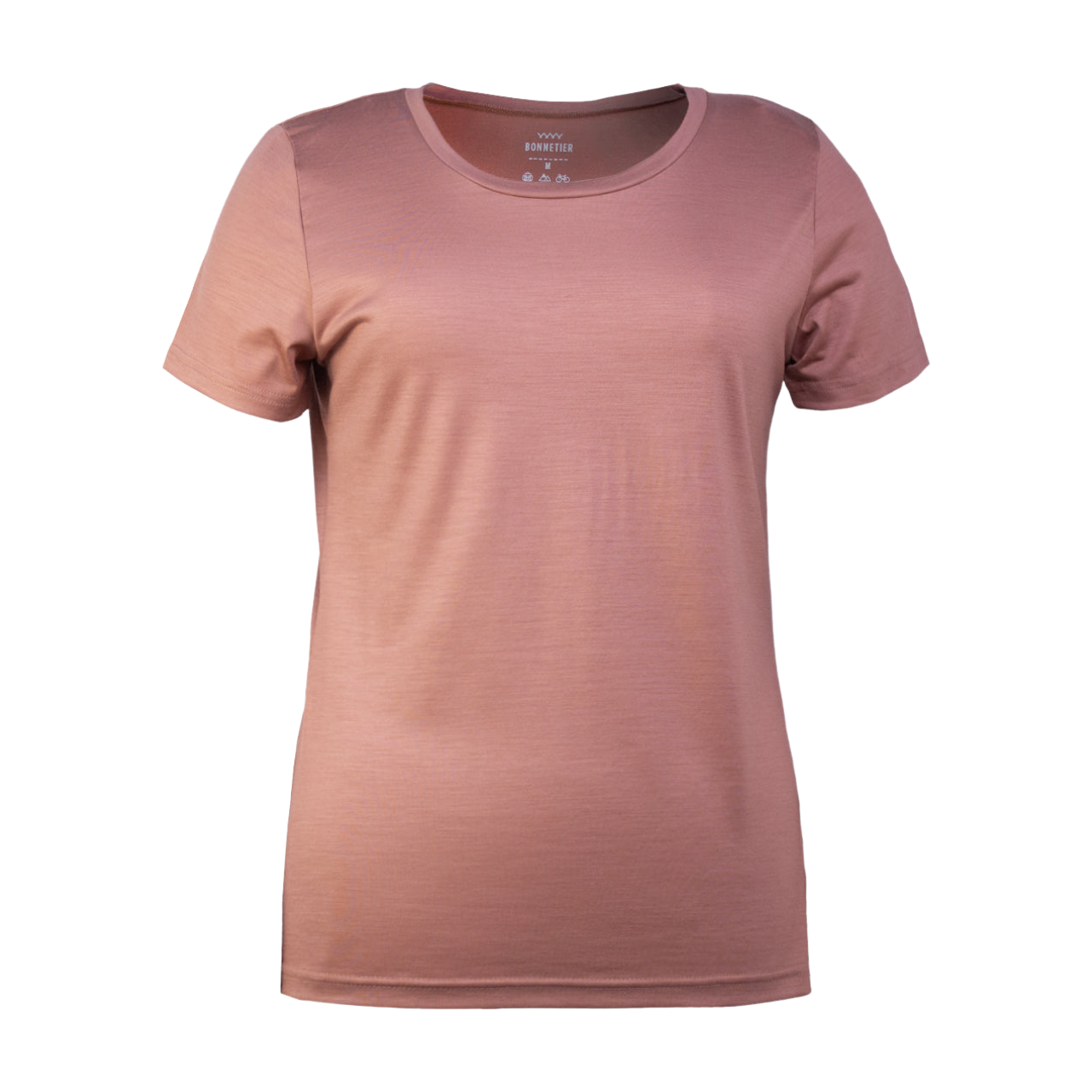 T-Shirt Mérinos Femme Saumon Ultra Léger