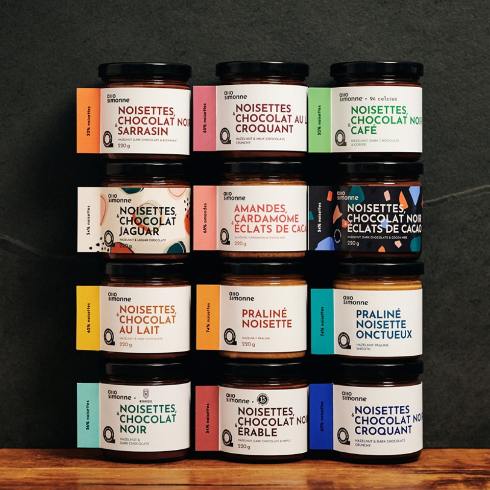 Chocolate spread, bar and bites for 1 to 2 people - Allo Simonne