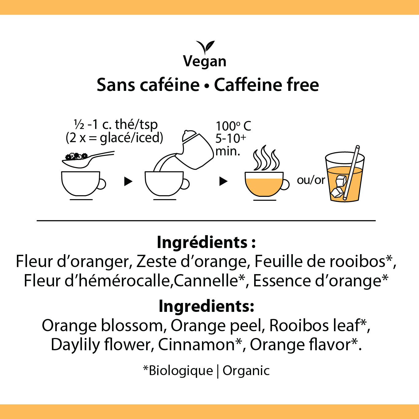 Tisane Fleur d'oranger