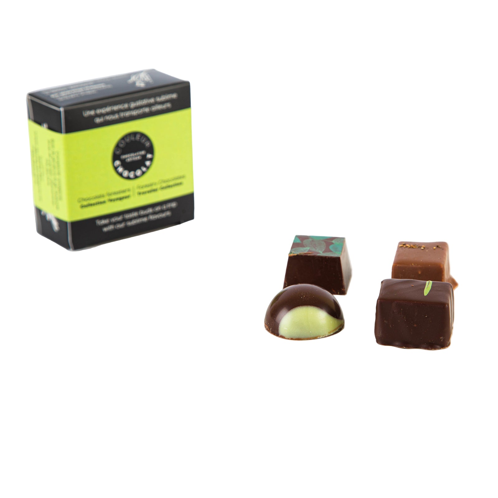 Boîte chocolats forestiers - Voyageur